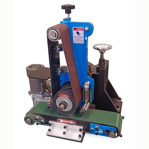 Vertical <b>Mini</b> Sand Belt Metal Polishing Machine Stable Conveying Metal Sheet Stainless Steel Deburring <b>Grinder</b> - Product Image 2