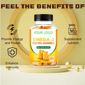 Oem <span class=keywords><strong>omega</strong></span>-<span class=keywords><strong>3</strong></span> שמן דגים תפוז גומות טעימות עם dha, epa תומך לב ובריאות המוח - Product Image 4