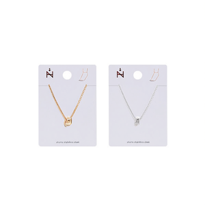 Cavigliera in acciaio inossidabile con lettera D, design minimalista per donna, gioielli alla moda - Product Image 2