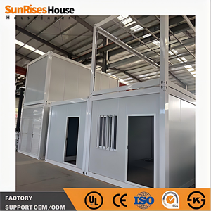 <span class=keywords><strong>Casa</strong></span> Contenedor Desmontable de 40 pies, Oficina Modular de Dos Pisos para <span class=keywords><strong>Alquiler</strong></span> de Casas Pequeñas en Airbnb - Product Image 1