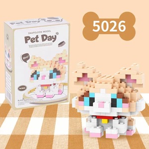 Mini blocs de construction micro, figurines mignonnes de chat et de chien, jouet éducatif à assembler soi-même, cadeau pour enfants compatible avec <span class=keywords><strong>Lego</strong></span> - Product Image 6