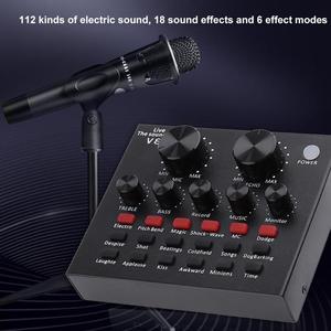 Tarjeta de Sonido V8 2026 para Dropshipping, Audio USB 5.0, Micrófono para Auriculares, Set V8s para Transmisiones en Vivo, 18 Efectos de Sonido, 6 Modos para Teléfono y Computadora - Product Image 2