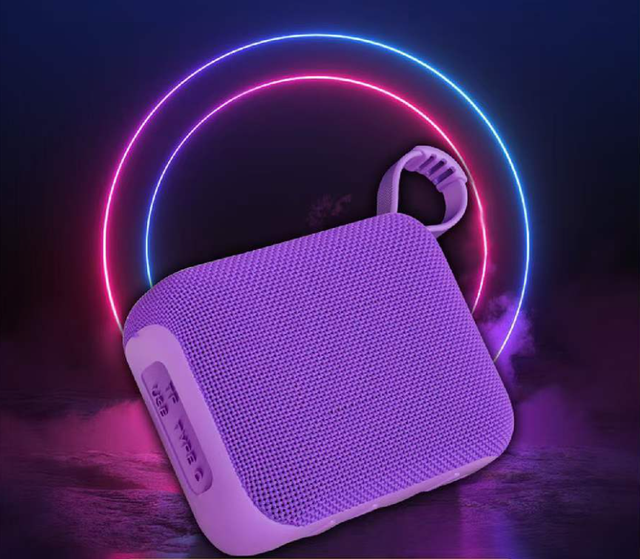 Customized Logo Portable Fabric Wireless Speaker Fashionable Sound Outdoor 5W Compatible Computers Mobile Phones Sound Speaker