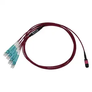 C51-8080-0.5M OM4 8F MPO-LC 0.5M FIBER CABLE Cabling123