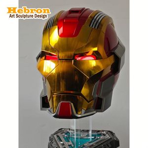 ถุงมืออินฟินิตี้ MK7 ซูเปอร์ฮีโร่ 1:1 แบบสวมใส่ได้ สำหรับคอสเพลย์ พร้อมไฟ LED รูปแบบชุดเกราะไอรอนแมน - Product Image 1