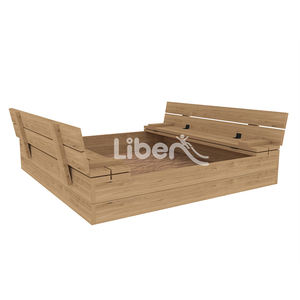 Grande <span class=keywords><strong>bac</strong></span> à <span class=keywords><strong>sable</strong></span> <span class=keywords><strong>en</strong></span> bois pour enfants <span class=keywords><strong>en</strong></span> forme de bateau pirate, avec auvent réglable <span class=keywords><strong>en</strong></span> <span class=keywords><strong>hauteur</strong></span>, pour la cour, écologique et non toxique - Product Image 3