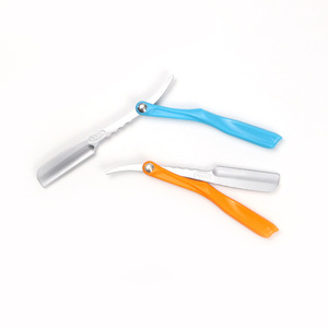 Old-fashioned <b>razor</b> for barbershops, manual <b>razor</b> for <b>men</b>, hairdressing and shaving <b>razor</b> holder, hair salon shaving blades - Product Image 3