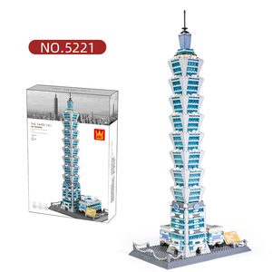 5221 créatif moderne repère Architecture Taipei tour modèle brique assembler des blocs de construction personnalisés éducatifs enfants jouets - Product Image 2