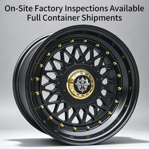 Cerchi Flowtone 4x114.3 da 15 Pollici, 4x100 a <span class=keywords><strong>8</strong></span> Fori, Cerchi Auto Deep Dish, Jantes Rin per Auto Passeggeri, Ruote e Pneumatici per Fit - Product Image 3