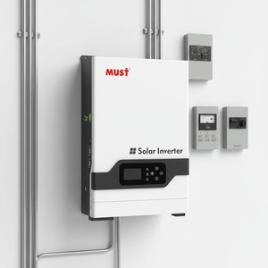 <span class=keywords><strong>Inversor</strong></span> <span class=keywords><strong>Solar</strong></span> Híbrido de Onda Pura de <span class=keywords><strong>3000W</strong></span> 120VAC, <span class=keywords><strong>24V</strong></span> DC a AC, con MPPT Integrado, para Sistemas Solares en Granjas y Ranchos - Product Image 1