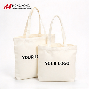 Customised <b>Personalised</b> Canvas <b>Bag</b> With Logo Tote Blank Cotton Tote <b>Bag</b> With Pockets Tote Shopping <b>Bag</b> - Product Image 1