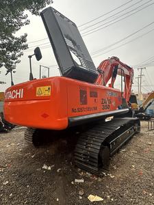 Mini-pelle hydraulique Hitachi ZX350 d'occasion Japon 35 Tonnes Digger Core Components Moteur Moteur Boîte de vitesse Pompe à engrenages Roulement PLC" - Product Image 3