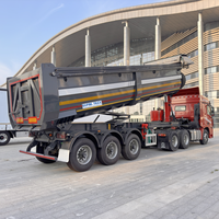 Camion BAIPING 2025, fabrication chinoise de bonne qualité, camion à benne basculante d'occasion, semi-remorque, capacité de 80 tonnes, 9000x2550x3600mm, à vendre