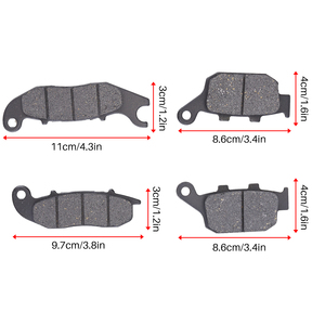 Pièces de moto 4 ensembles de plaquettes de frein avant et arrière pour Vento <span class=keywords><strong>Storm</strong></span> 250 Cc Prix de gros Haute performance en stock - Product Image 2