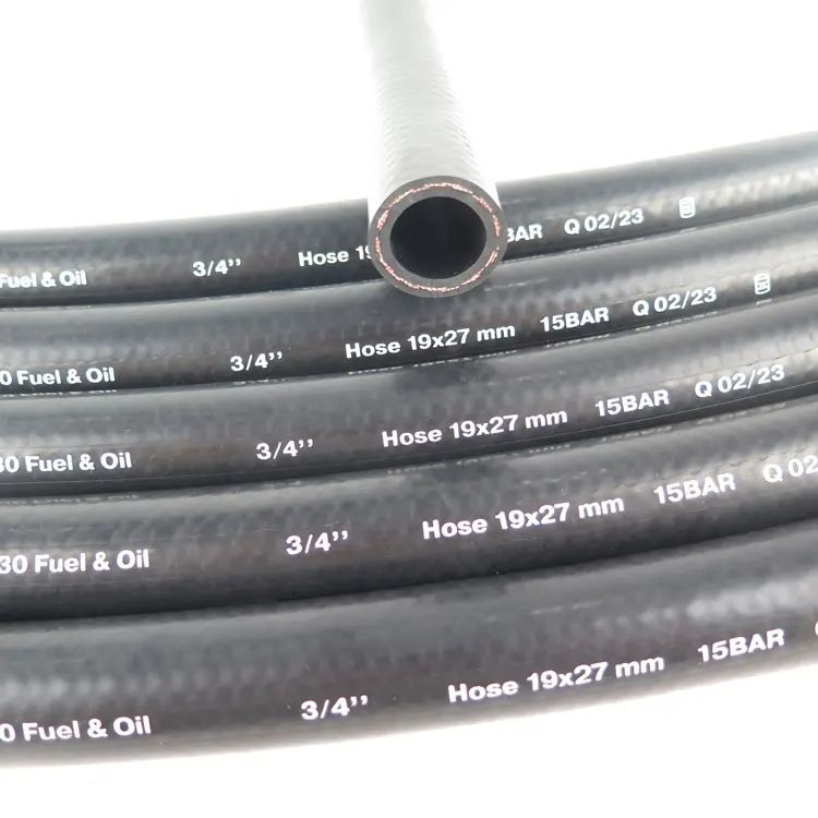 SAE 100 R3/EN 854 3TE 1 Inch Hot Sale Hydraulic Pipe Price List High Pressure Oil Resistant Rubber Hose