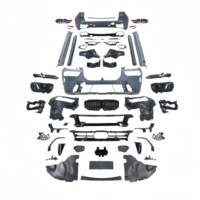 Upgrade Body Kit Bumper Depan & Belakang Berkualitas Tinggi untuk BMW X7 G07 ke X7 G07 LCI, Pas Presisi Pengganti Langsung