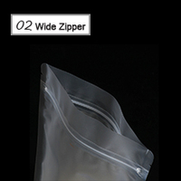 Pochette transparente à fermeture éclair, sac en PE imperméable, anti-odeur, écologique, réutilisable, refermable, thermoscellable, emballage personnalisé pour le sucre