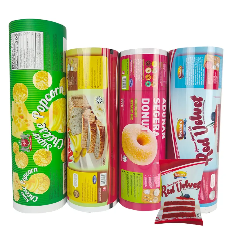 Пластиковая пленка для пищевых продуктов на заказ, ПЭТ Vmpet PE, пленка для пирожных, конфет, шоколада, чипсов, кофе, чая, молока, порошка, упаковка для пищевых продуктов