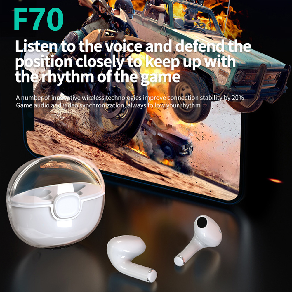 F70-private-mould blanche -- Coloré-Design-Gaming-earbuds