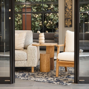 Thiết kế hiện đại tự nhiên sồi bên bảng độc đáo phòng khách sử dụng nhà và phòng ngủ bảng cho sảnh khách sạn Thanh - Product Image 1