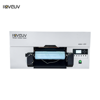 Impresora UV DTF A3 de Precio de Fábrica ILOVEUV, Impresora de Etiquetas UV de Escritorio de un Solo Cabezal Dx7 con Laminador