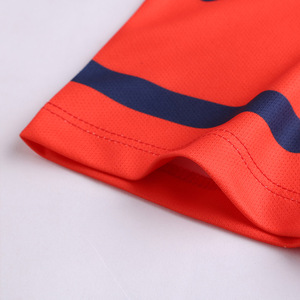 Wholesale fully sublimation customize Blue Orange football jersey custom football shirt print jersey - Product Image 5