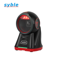 XB-8602 Nuevo Escáner de Código de Barras de Alta Velocidad 2D, Manos Libres, Omnidireccional, Lector de Códigos QR para Supermercado