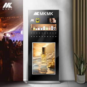 Trung Quốc Nhà cung cấp OEM đồng xu/mã QR/Mã thông báo hệ thống thanh toán tự động điện tử nước hoa phun Máy bán hàng tự động để bán - Product Image 1