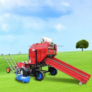 automatic round silage baler and wrapper machine corn silage baler machine in pakistan/silage packing machine square baler
