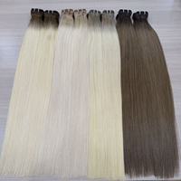 Extensions de Cheveux Humains Vierges Péruviens Remy de Haute Qualité en Gros, Tissage Lisse Soyeux 100g, Double Trame Faite à la Machine