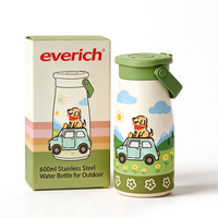 Tasse en acier inoxydable avec revêtement céramique ODM 600 ml, avec couvercle anti-fuite et option de boisson directe, isolation à double paroi
