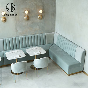Juego de Mesa y Sillas de Piedra Sinterizada Cuadrada de Lujo, Muebles de Asientos para Cafetería, <span class=keywords><strong>Restaurante</strong></span> y Hotel, Sofá - Product Image 4