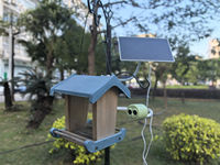 Willfine Caméra d'observation des oiseaux intelligente Wi-Fi avec IA, zoom 1-4X, étanche IP66, ralenti 6X, reconnaissance IA de plus de 12 000 espèces