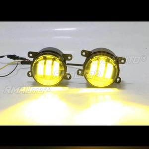 ไฟเดย์ไลท์ LED สำหรับรถยนต์ขนาด 4 นิ้ว 2 ดวง สีคู่ กันน้ำระดับ IP67 สำหรับ Toyota Corolla, Hilux, Revo, Fortuner, Yaris และ Ativ - Product Image 5