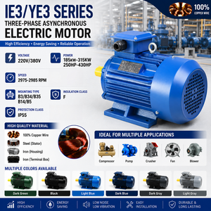 Moteur série IE3/YE3 380V/660V 185kw-315kw 2975RPM Moteurs triphasés AC IE3 - Product Image 2