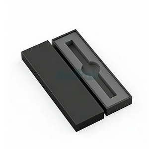 Boîte Cadeau Rectangulaire Noire de Luxe Personnalisée pour Noël, Emballage Vide Recyclé pour Portefeuille, Vente en Gros Fabricant - Product Image 3