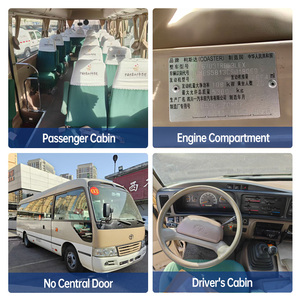 Autobús <span class=keywords><strong>de</strong></span> Pasajeros Usado Confiable <span class=keywords><strong>de</strong></span> 20 Plazas, Diésel, Volante a la Izquierda, para TOYOTA Coaster 2012 Euro III, para Transporte Público <span class=keywords><strong>de</strong></span> Larga Distancia - Product Image 4