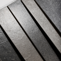 Carreaux de sol en céramique gris mat modernes 600x600, aspect granit, antidérapants, durables, épaisseur 9 mm, faible absorption d'eau, minimalistes
