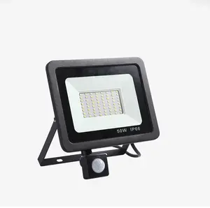 Sensore PIR ad alto costo efficace corpo umano Sensor10W20W30W50W sensore di rilevamento Radar impermeabile luce di inondazione a LED