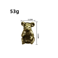 Laiton Artisanat Australien Koala Statue Animaux Ornements En Laiton Maison Ornements Simulation Jouets