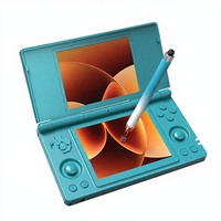 Console de jeu portable ANBERNI RG DS à double écran Android 14 128 Go avec Wi-Fi, écran tactile 4 pouces, batterie 4000 mAh