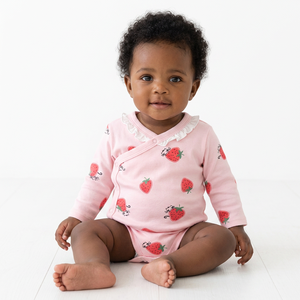 100% Organic Cotton Newborn Baby Infant Rompers European Quality Design Baby Girls Clothes Romper Bodysuit Onesie Romper India - Product Image 1