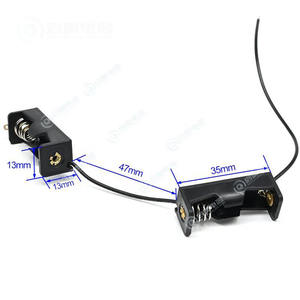 23a 12V Zwarte Batterijhouder Met Elektrische Veerklem Houdt Veilig 2 Cellen Connector Accessoire Product - Product Image 1