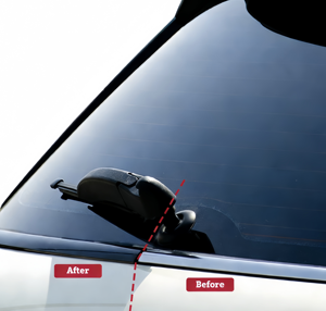 แผ่นโครเมียมหน้าต่างประตูรถยนต์สีดำสำหรับชิ้นส่วนรถยนต์เหมาะสำหรับรถ Audi A5 S5 RS5 <span class=keywords><strong>F5</strong></span> 2016-2025 - Product Image 2