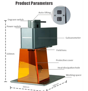 5W laser màu xanh + 2W IR Laser cầm tay kép Laser Engraver nguồn ánh sáng kép 7000 mm/giây tốc độ cao cho Diy công nghiệp sử dụng - Product Image 4