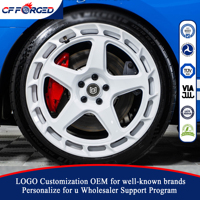 Offre Spéciale Jantes Forgées 6061-T6 Blanc Brillant à 5 Branches 20 21 Pouces 5x114.3 pour Shelby GT500 Conception Personnalisée OEM ODM Course