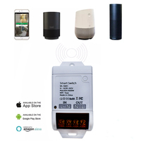 Interruptor Inteligente Tuya Directo de Fábrica, AC 85V 265V WiFi 30A, Módulo de Relé de Alta Potencia, Control Remoto Inalámbrico para Automatización del Hogar