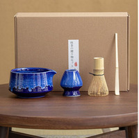 Bol à matcha en céramique pour la cérémonie du thé, outils de matcha, bol à matcha en céramique de différentes couleurs, vente en gros