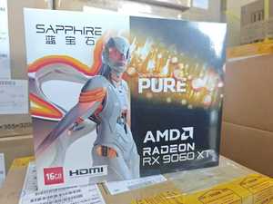 SAPPHIRE RX 9060 XT PURE GDDR6 16 Go GAMING Nouvelle carte graphique de jeu pour ordinateur de bureau et station de travail avec ventilateur de refroidissement Carte graphique discrète - Product Image 2
