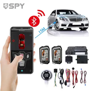 SPY universel 12V pour alarme de voiture application mobile contrôle système de sécurité de voiture deux voies démarrage à distance alarmes de voiture